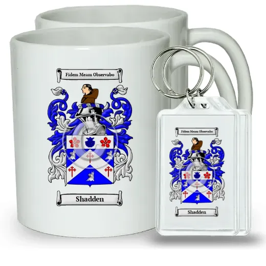 Shadden Pair of Coffee Mugs and Pair of Keychains